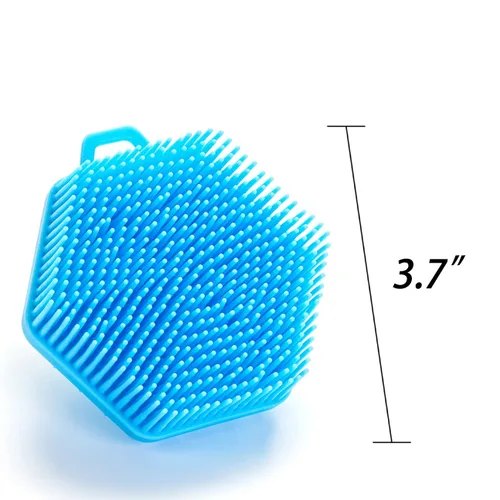 Miniatura 7 de Cepillo sensorial prémium para niños o autismo, limpiador corporal de silicona suave, cepillos sensoriales 2 en 1 para terapia ocupacional, esponja