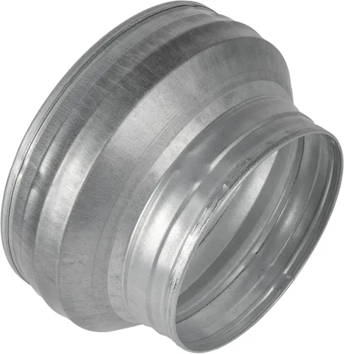 Miniatura 24 de Reductor de conducto redondo de 6 a 4 pulgadas - Aumentador de tubería de acero galvanizado de ajuste macho - Acoplamiento para sistemas