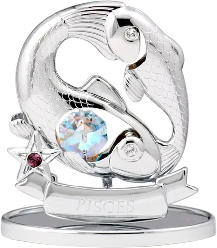 Miniatura 41 de CRYSTOCRAFT Regalo de sagitario, adorno de constelación con cristal austriaco, adorno de cristal de signo del zodiaco, colección de decoración