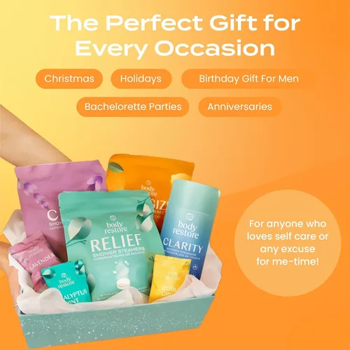 Miniatura 6 de Body Restore Shower Steamers - Paquete de 15 unidades de aromaterapia, regalo del día del padre para papá, regalos de cumpleaños para mujeres