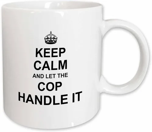Miniatura 11 de 3dRose Taza de regalo con texto en inglés "Keep Calm and Let Handle It Funny Grandpa Humor", color negro
