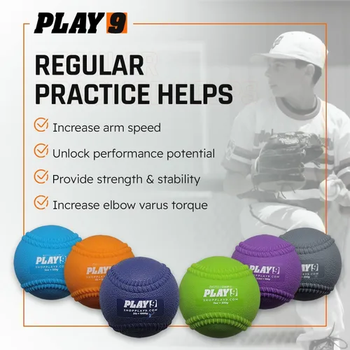 Miniatura 5 de Plyometric Baseballs - Weighted Balls for Baseball - Arm Care, Velocity, and Strength Training - Weighted Baseballs for Throwing and Stretching
