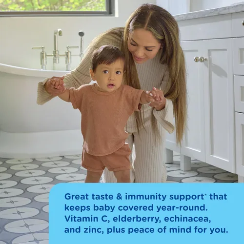 Miniatura 4 de Mommy's Bliss Gotas de saúco orgánico para bebé, apoyo inmunológico con vitaminas, prebióticos, zinc y equinácea orgánica, para niños mayores de 4