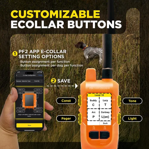 Miniatura 6 de Dogtra PATHFINDER2 MINI Compass Live GPS Dog Tracking & Training System - 4-Mile Range E-Collar Handheld with No Subscription, Offline Maps