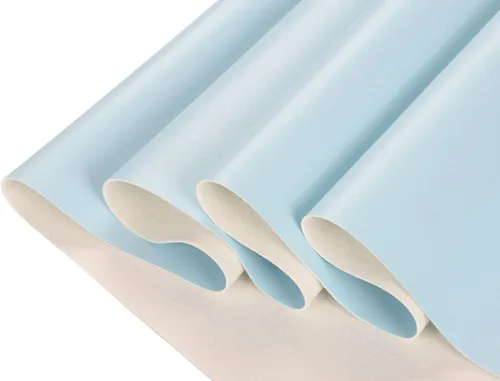 Miniatura 10 de CDY Hojas de cuero sintético de vinilo marino: tela sintética suave e impermeable Material de piel sintética 54 "x 36" Muy adecuado para hacer Blanco