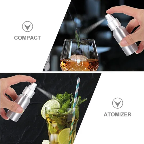 Miniatura 8 de Atomizador de cóctel de 1.5 onzas, botella de spray recargable para amargos, perfume de vino, compacto, ligero, portátil, para el hogar, bar, fiesta