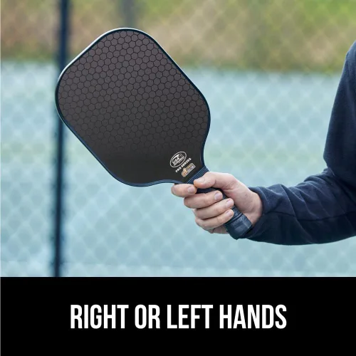 Miniatura 9 de Gorilla Gear USAPA Approved Pickleball Starter Set, Fiberglass Paddles with Bag and Balls, Indoor Outdoor Court Use, Comfortable Racket Grip