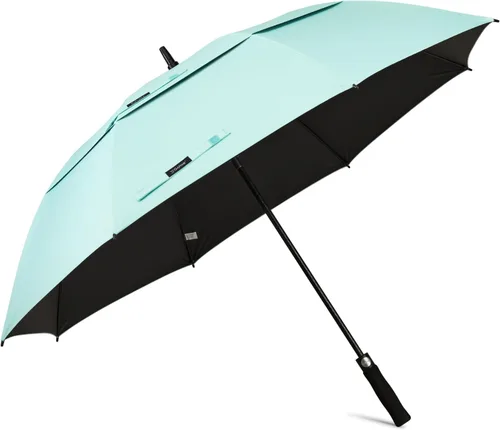 Miniatura 10 de G4Free Paraguas de golf con protección UV de 47/54/62/68 pulgadas, con apertura automática, doble toldo con ventilación de gran tamaño, extra