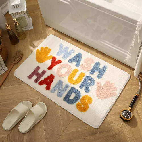 Miniatura 8 de Divertidas alfombras de baño bonitas antideslizantes para niños, modernas alfombrillas de microfibra absorbentes
