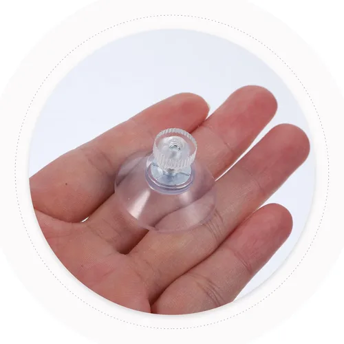 Miniatura 6 de Zerodeko Ganchos de succión de plástico resistentes, 10 ventosas de vidrio con tornillos, ganchos multiusos de PVC para cocina, baño, decoración