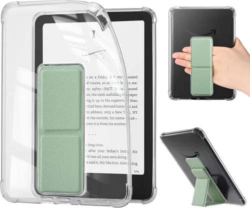Miniatura 24 de iDLEHANDS Funda magnética transparente para Kindle Paperwhite de 7" de 12ª generación 2024 y Kindle Colorsoft - con AirBag compatible con iPhone
