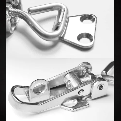 Miniatura 6 de Marine Toggle Catch Latch - 316 Stainless Steel Boat Anti-Rattle Fastener Clamp Hasp, Hatch Pull Locker