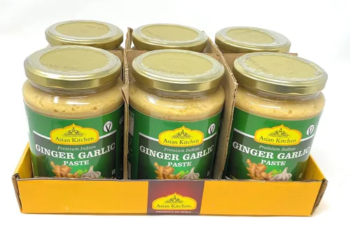 Miniatura 6 de Asian Kitchen - Pasta de cocina de jengibre y ajo de 26.5 onzas (26.46 oz), paquete de 5+1 gratis, vegano, sin gluten, sin OMG, sin colores, origen
