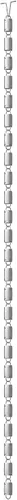 Miniatura 8 de Rain Chains Direct - Cadena de lluvia de barril - 8.5 pies - Aluminio fresado duradero - Cadenas de lluvia premium para canaletas Barril gris 8.5