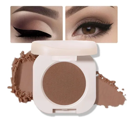 Miniatura 12 de Paleta de sombra de ojos neutra, paleta de sombras de ojos color crema de bronce marrón mate, paletas de maquillaje para mujeres, sombras de ojos