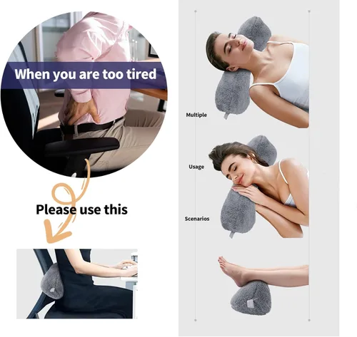 Miniatura 3 de Almohada reclinable, almohada para la cabeza para sofá, almohada de cuello reclinable, almohada de cuello para sofá de hueso para aliviar el dolor