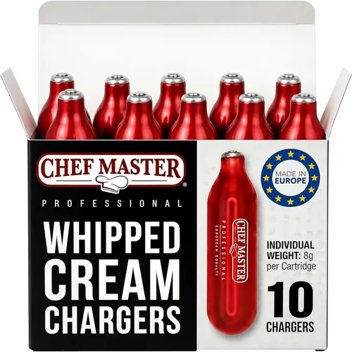 Miniatura 9 de Chef Master Dispensador de crema batida de acero inoxidable de grado profesional de 2 pintas