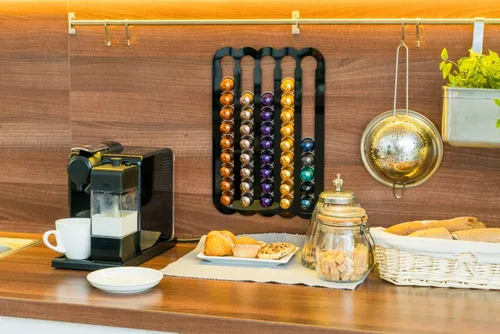 Miniatura 7 de Demi's Home Soporte adhesivo para cápsulas de café Nespresso (medición antes de comprar), apto para ser montado en el interior/debajo del gabinete
