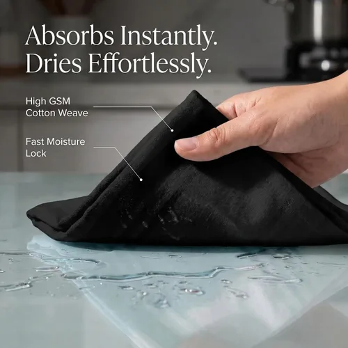 Miniatura 2 de Urban Villa Toallas de cocina 100% algodón para cocina (juego de 6) paños de cocina de 20 x 30 pulgadas, altamente absorbentes, juego de ropa de 010