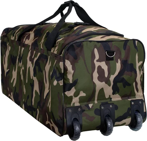 Miniatura 12 de Rockland Equipaje bolsa de viaje con ruedas 101.6cm, Camuflaje), PRD340-CAMO