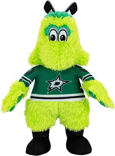 Miniatura 20 de Bleacher Creatures Anaheim Ducks Wild Wing - Figura de peluche de mascota de la NHL de 10 pulgadas (uniforme triangular verde azulado), una mascota