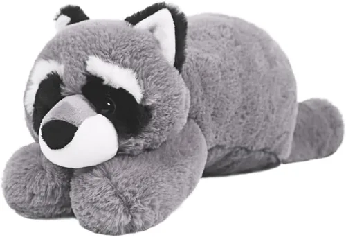 Miniatura 9 de ARELUX Animales de peluche de zorro rojo suave de 18 pulgadas: almohada de cuerpo de zorro de peluche linda y acogedora, juguetes de animales
