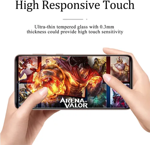 Miniatura 5 de KAREEN Paquete de 2+2 protectores de pantalla de privacidad para Samsung Galaxy S21 5G, película de vidrio templado privado antiespía con protector