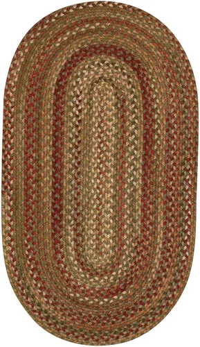 Miniatura 9 de Capel Rugs Manchester - Alfombra trenzada ovalada, 2 x 3 pulgadas, tonos dorados Tonalidades doradas