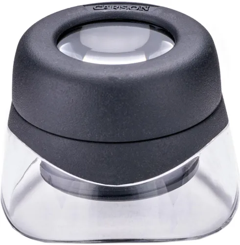 Carson Lupa Versaloupe 10x con soporte de enfoque (LH-30)