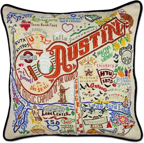 Miniatura 19 de Catstudio Almohada decorativa bordada a mano de Texas