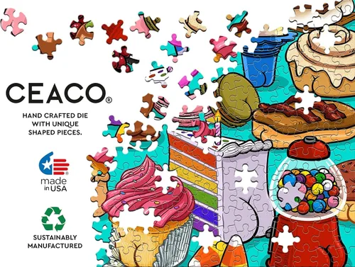 Miniatura 5 de Ceaco - Brian Cook - Butts on Things - Sweet Cheeks - Rompecabezas de 500 piezas