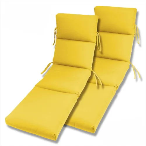 Miniatura 3 de Comfort Classics Inc. Sunbrella - Juego de 2 colchonetas acanalado para camastro en interior y exterior de 22 x 74 x 5 pulgadas (55.8 x 188 x 12 cm)