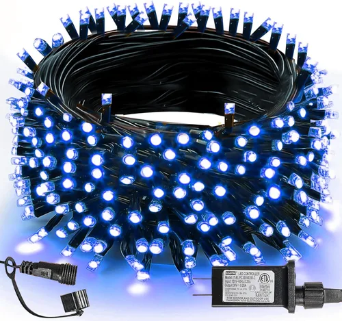 Miniatura 18 de TW SHINE - Luces de Navidad que cambian de color, 200 luces LED RGB de 66 pies, luces de Halloween para exteriores con control remoto, impermeables