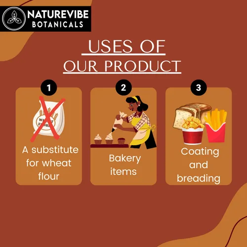 Miniatura 6 de Naturevibe Botanicals Harina de Teff marrón de 5 libras 100% grano entero y sin gluten Finamente molida, alta en fibra y proteína vegetal
