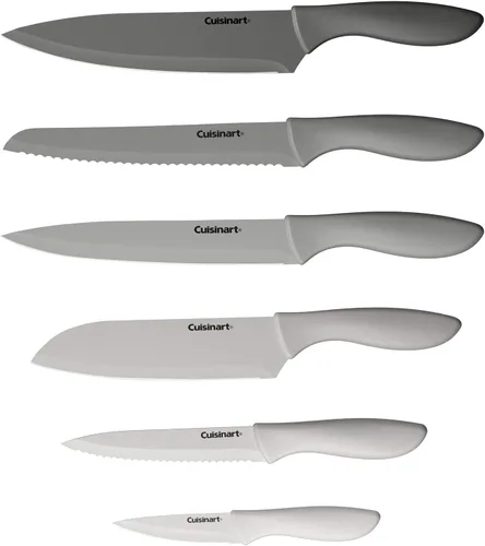 Miniatura 2 de Cuisinart Advantage C55-12PCG - Juego de cuchillos grises de 12 piezas con protectores de hoja