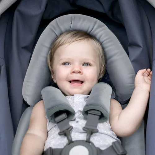 Miniatura 2 de COOLBEBE - Juego de soporte para el cuerpo del bebé mejorado 3 en 1 y fundas para las correas para recién nacidos, bebés y niños pequeños - Cojín