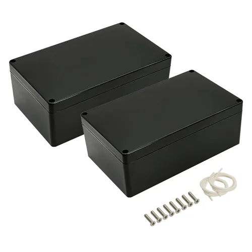 Miniatura 17 de LeMotech Caja de conexiones eléctricas de plástico ABS Caja de proyectos IP65 impermeable Caja de derivación universal para electrónicas Negro 2.48x
