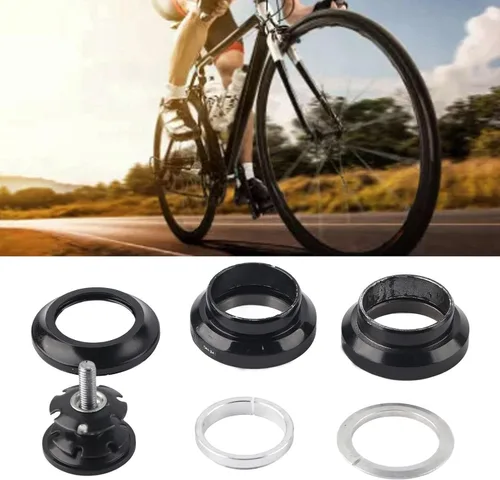 Miniatura 5 de Juego de auriculares, 1.339 in Mountain Road Bearing Headset Aleación de aluminio Delantero Horquilla Stem Headset para 1.126 in Dirección recta
