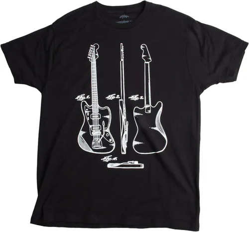 Miniatura 4 de 1959 Guitarra Eléctrica Patente Dibujo Historia de la Música Guitarras Camiseta Unisex