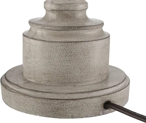 Miniatura 6 de Regency Hill Bertie - Juego de 2 lámparas de mesa estilo rústico francés tradicional de 28 pulgadas de alto, juego de 2 candelabros naturales