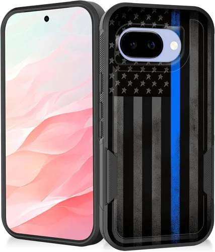 Miniatura 13 de Funda para Pixel 7a, resistente de doble capa híbrida de policarbonato duro de goma suave a prueba de golpes para Google Pixel 7A 6.1 pulgadas