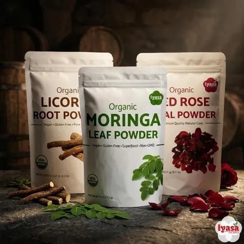 Miniatura 7 de Iyasa Holistics Aloe Vera orgánico en polvo de 8 onzas – Aloe Barbadensis hoja entera – Certificado USDA finamente molido, fórmula fácil de mezclar