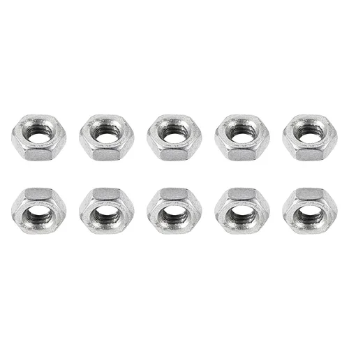Miniatura 15 de DTGN Tuercas hexagonales M1.0.236x0.014 in (DxP), paquete de 25, buenas para reparación de garaje en casa, tuercas hexagonales de acero inoxidable