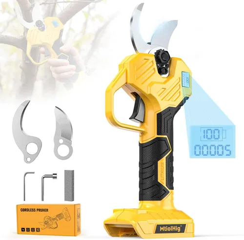 Miniatura 8 de MtiolHig - Tijeras de poda inalámbricas con mástil compatibles con batería Makita 18V: Tijeras de poda eléctricas con diámetro de corte de 1,5-2