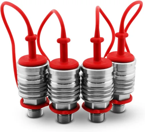 Miniatura 7 de Multiplicador hidráulico SCV, Kit de desviador/divisor de válvula múltiple con acopladores y control de caja de interruptor, ¡transforme 1 circuito
