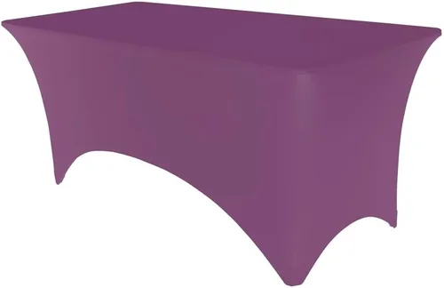 Miniatura 14 de Pomp Mantel elástico de elastano color antracita de 4 pies, resistente a las arrugas y a las manchas, tela de alta calidad de fácil cuidado, se