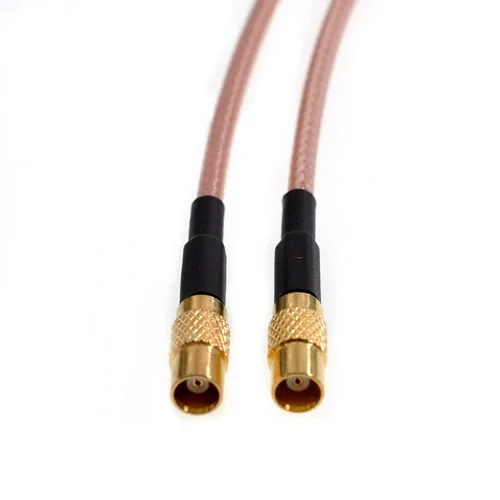 Miniatura 3 de 2pcs RF RG316 Pigtail MCX Conector de antena macho a MCX hembra adaptador coaxial cable de extensión (1m/39.3")