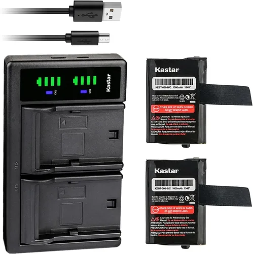 Miniatura 5 de Kastar Cargador de batería USB M53617 LTD2 compatible con Motorola TLKR T40 TLKR T41 TLKR T50 TLKR T61 TLKR T80 TLKR T81 T100 T100TP TLKR T80 Extreme