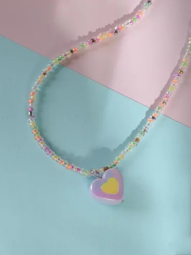 Miniatura 6 de OJERRY Y2K - Collar de cuentas coloridas Kawaii para adolescentes y mujeres