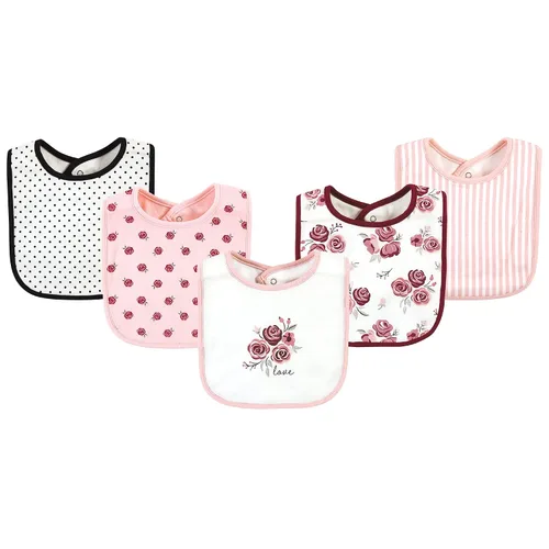 Miniatura 13 de Hudson - Babero unisex de algodón para bebé, baberos de algodón, talla única , Cactus rosa